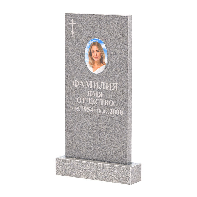 Памятники из цветного гранита в Балашихе | Памятник из Сибирского гранита прямой