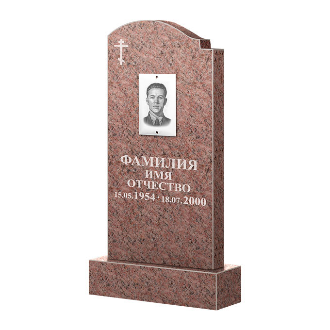 Гранитные памятники в Балашихе | Памятник из гранита Розалия Pink ФГЦ-25