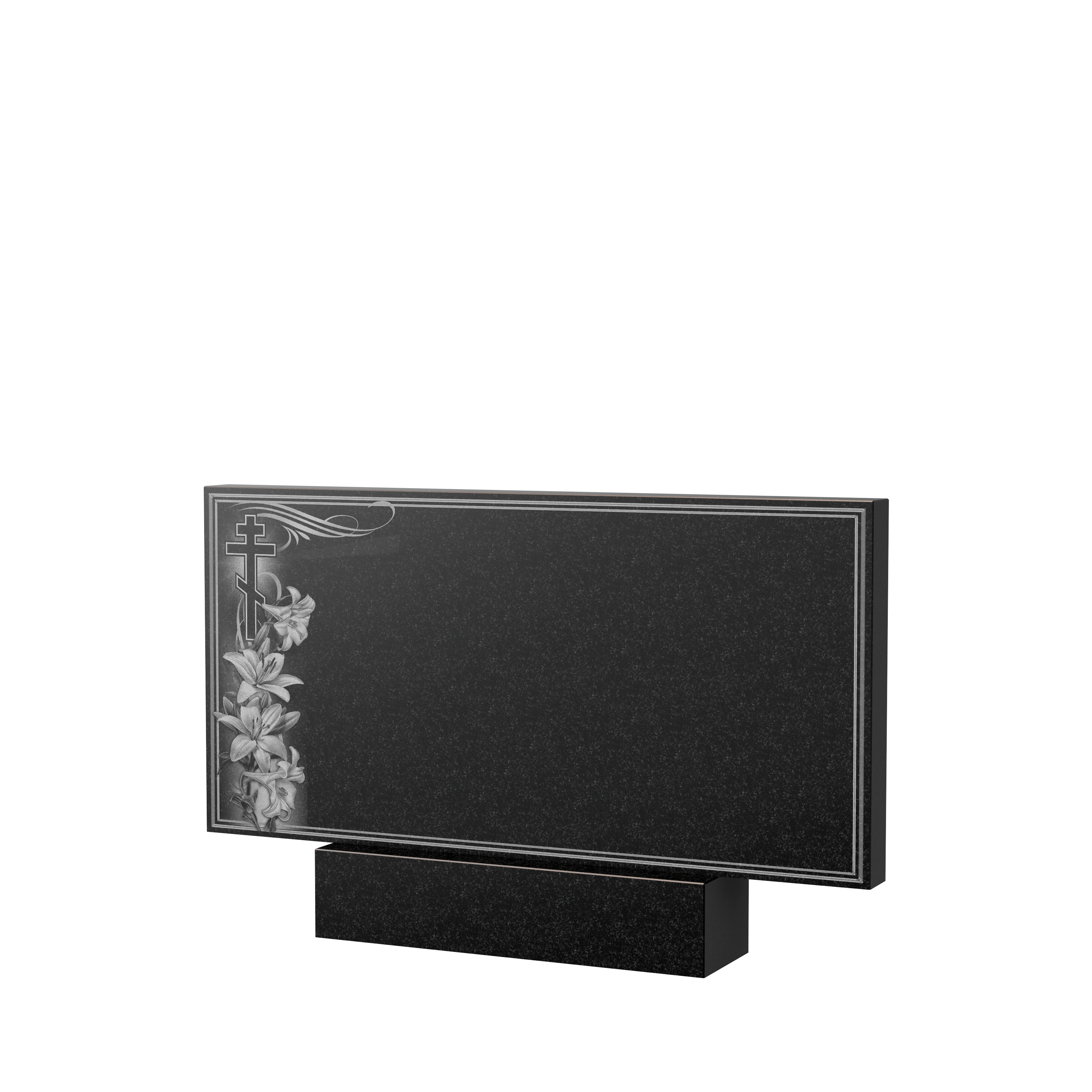 Художественное оформление памятника в Балашихе | Художественное оформление на гранитную стелу, рисунок ГХО-003