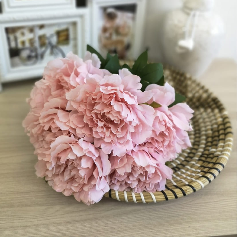 Искусственные цветы в Балашихе | Цветы искусственные «Пионы», розовые, букет