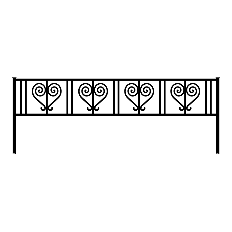 Кованые изделия в Балашихе | Кованая оградка ОГ.005