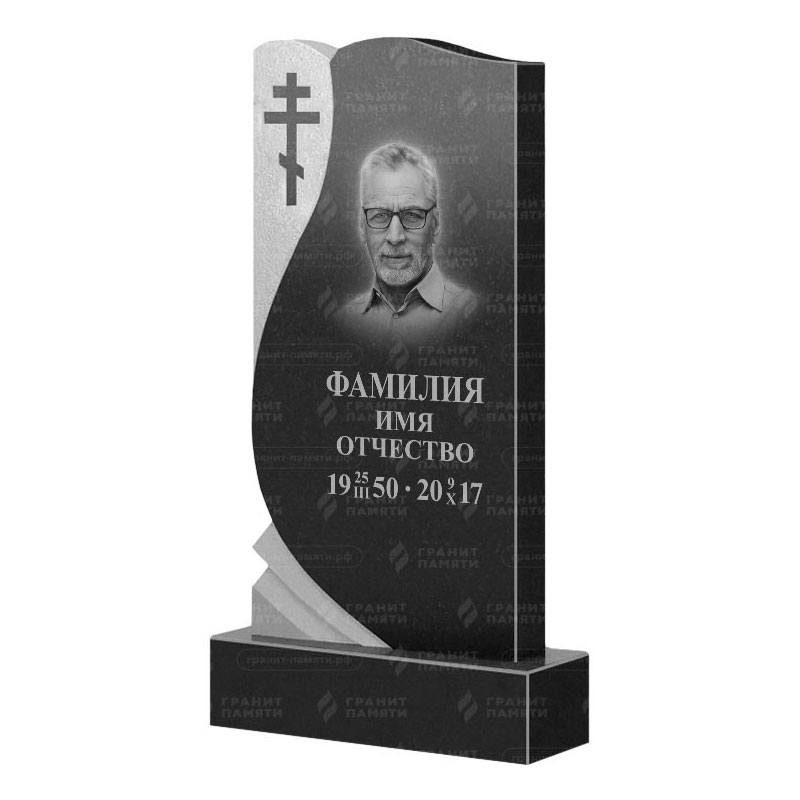 Памятники из гранита вертикальные в Балашихе | Гранитный памятник ФГ-169