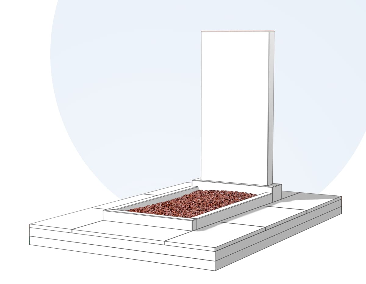 Засыпка цветника камушками в Балашихе