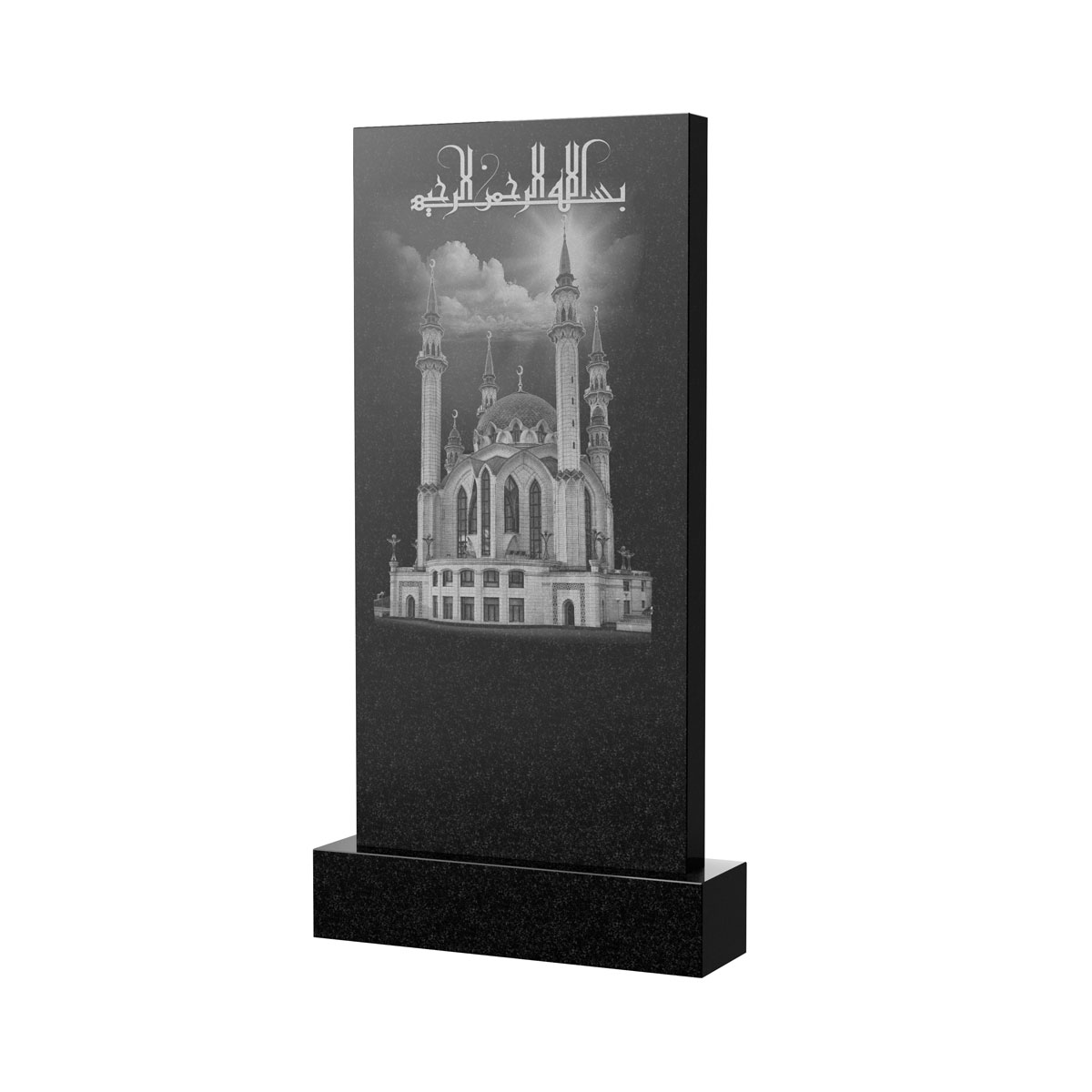 Художественное оформление памятника в Балашихе | Художественное оформление на гранитную стелу, рисунок ВХО-047