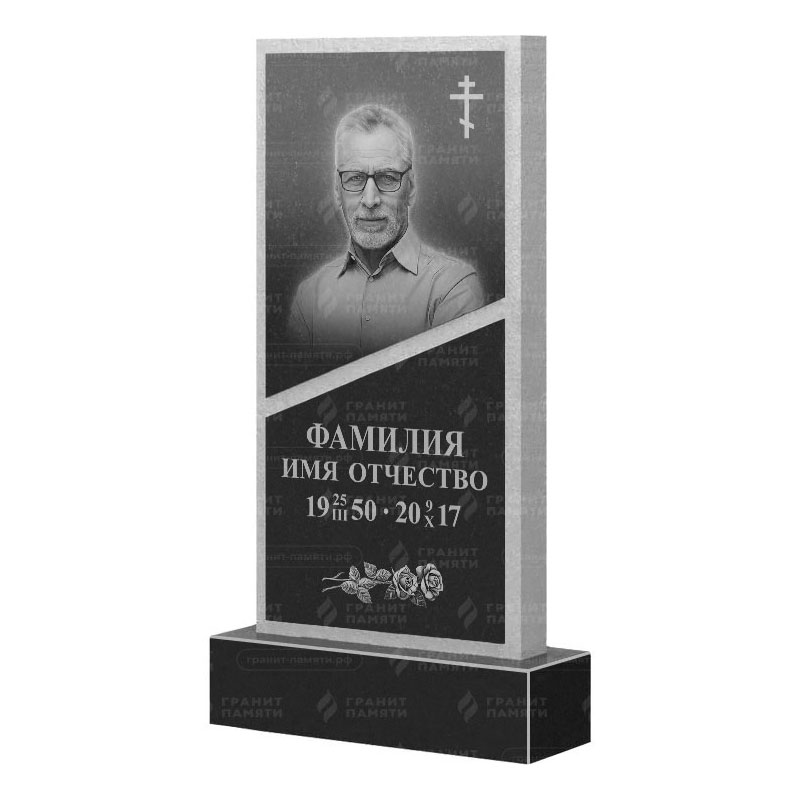 Памятники из гранита вертикальные в Балашихе | Гранитный памятник ФГ-164