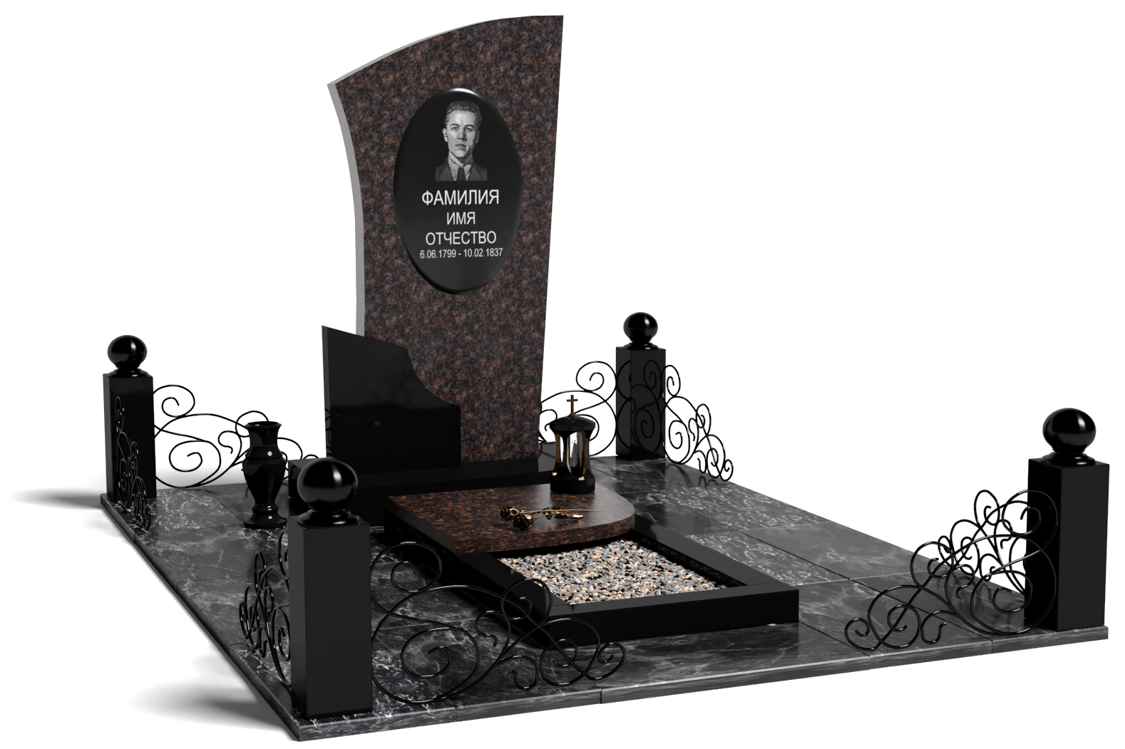 Одинарные мемориальные комплексы в Балашихе | Мемориальный комплекс №12