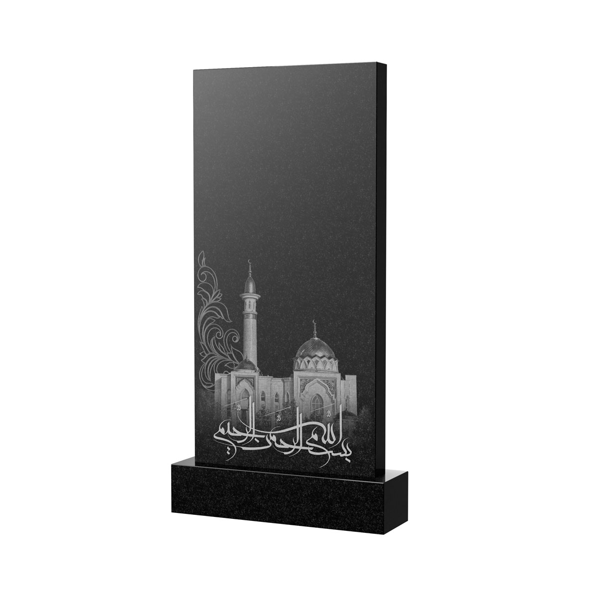 Художественное оформление памятника в Балашихе | Художественное оформление на гранитную стелу, рисунок ВХО-046