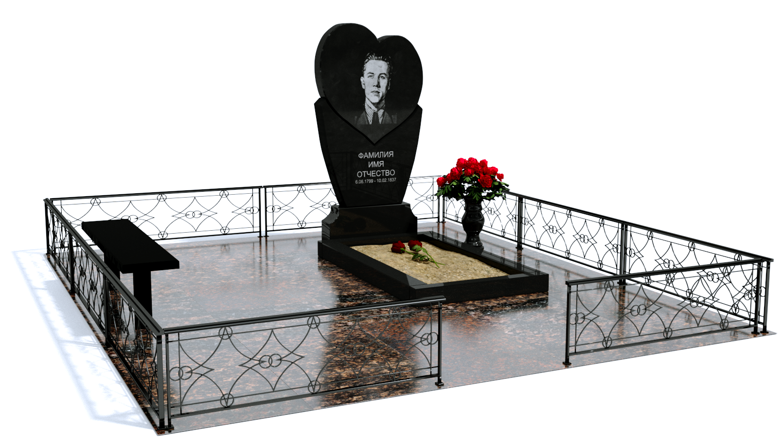 Одинарные мемориальные комплексы в Балашихе | Мемориальный комплекс №2