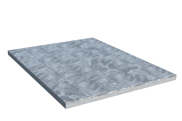 Площадки на могилу в Балашихе | Площадка с мраморной облицовкой