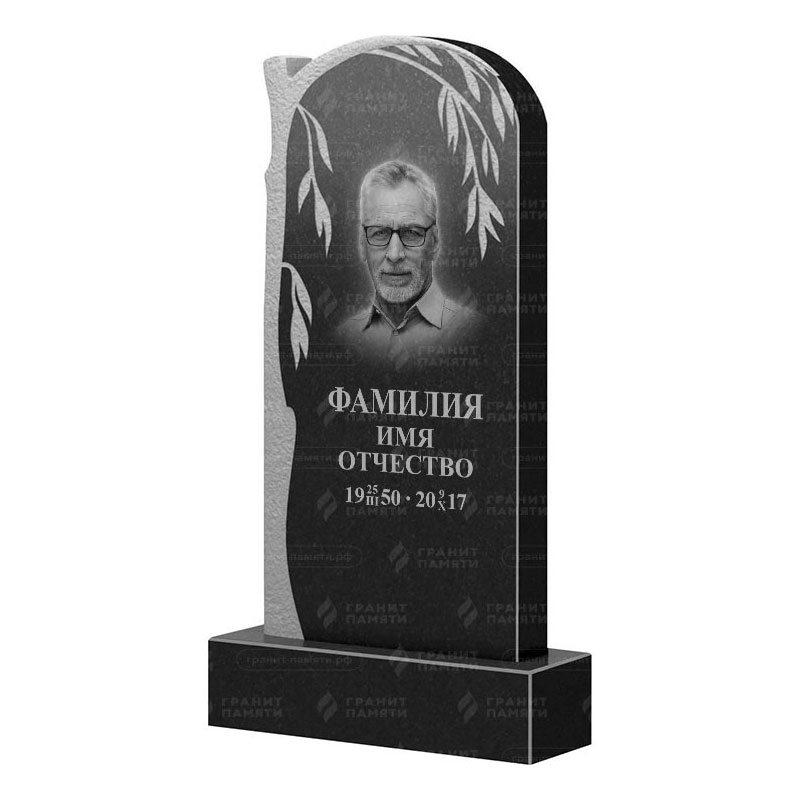 Памятники из гранита с деревом в Балашихе | Гранитный памятник ФГ-090