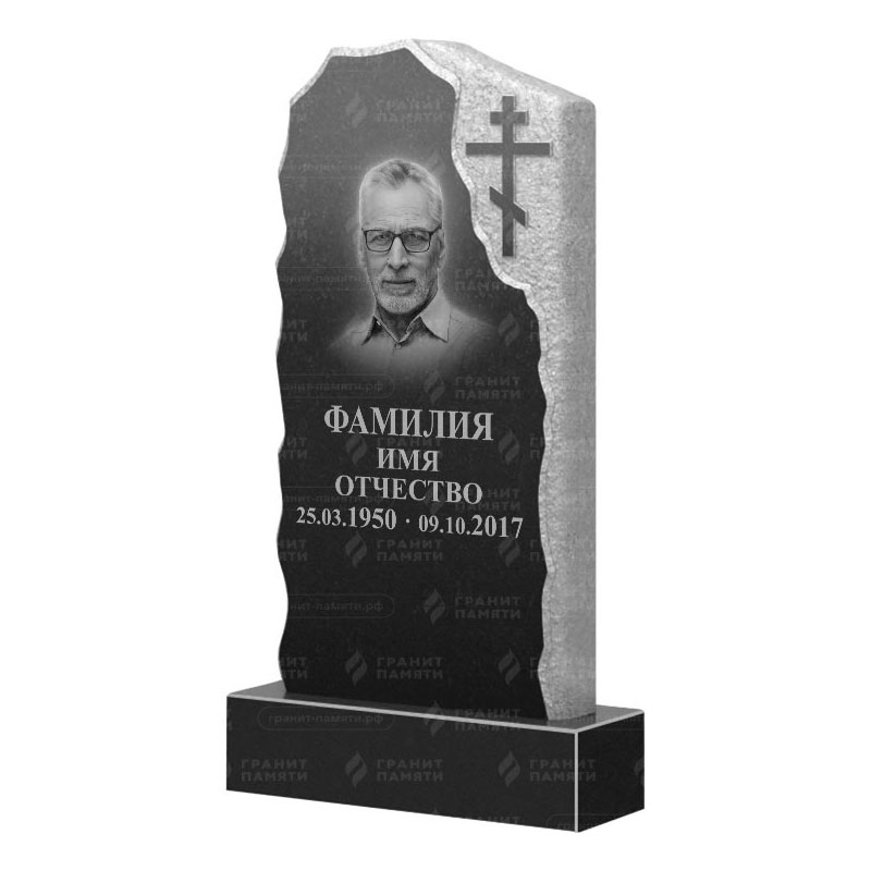 Памятники из гранита с обколом, скалы в Балашихе | Гранитный памятник ФГ-231