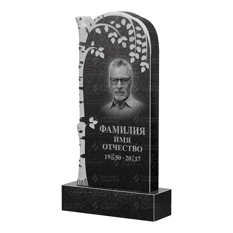 Памятники из гранита с деревом в Балашихе | Гранитный памятник ФГ-091
