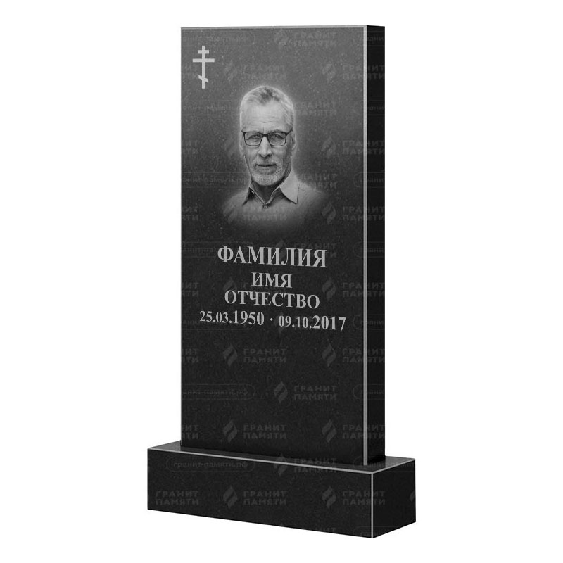 Памятники из гранита классические в Балашихе | Гранитный памятник Прямой