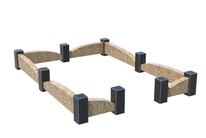 Цоколи на могилу в Балашихе | Цоколь на могилу №0046