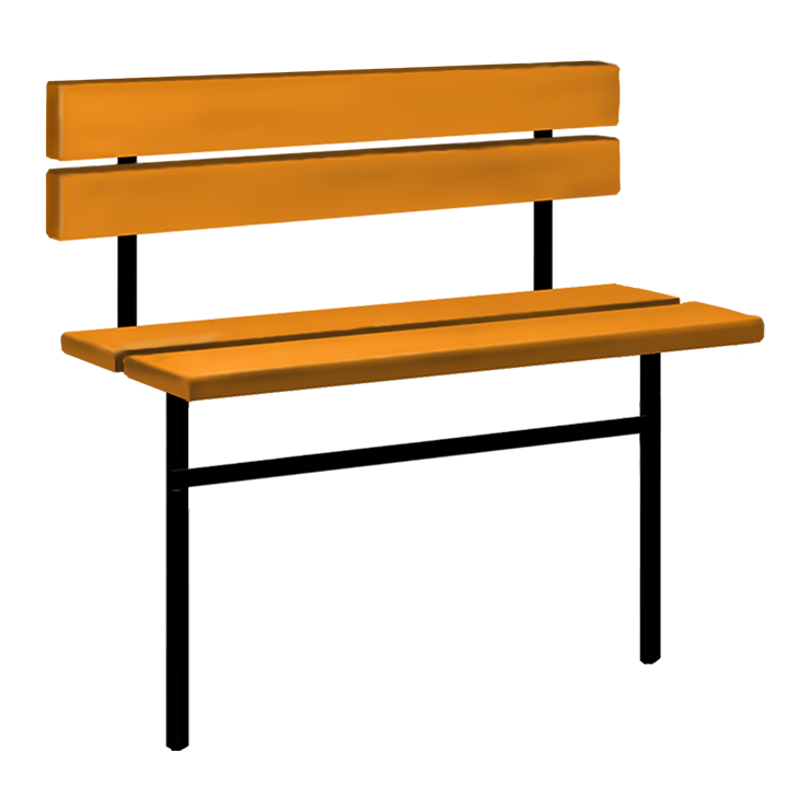 Металлические оградки, столы, скамейки в Балашихе | Скамейка №3 со спинкой