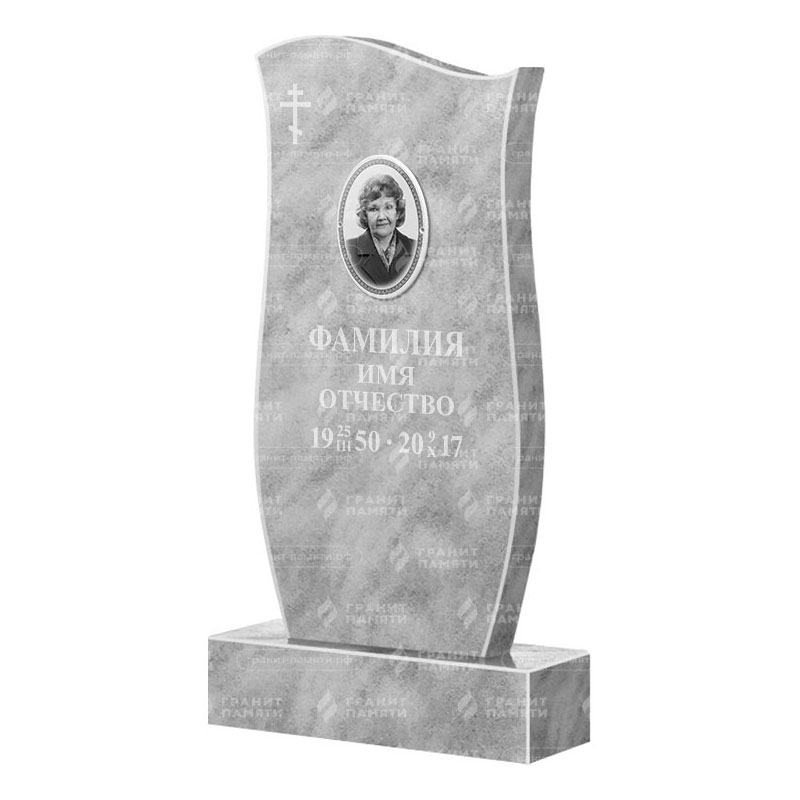 Бюджетные памятники в Балашихе | Мраморный памятник ФМ-033