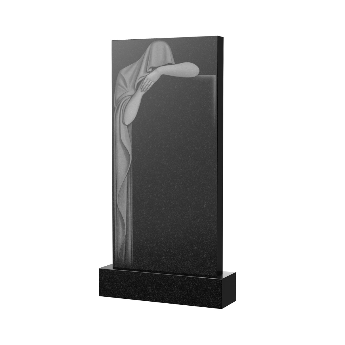 Художественное оформление памятника в Балашихе | Художественное оформление на гранитную стелу, рисунок ВХО-036