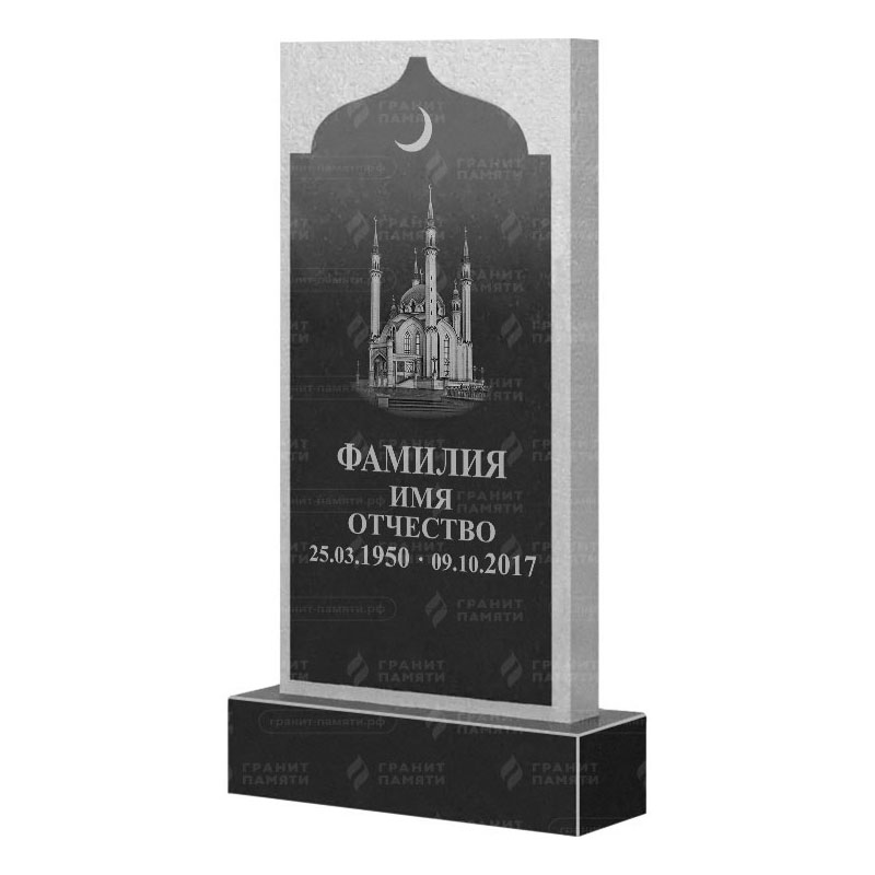 Мусульманские памятники на могилу в Балашихе | Гранитный памятник ФГ-167