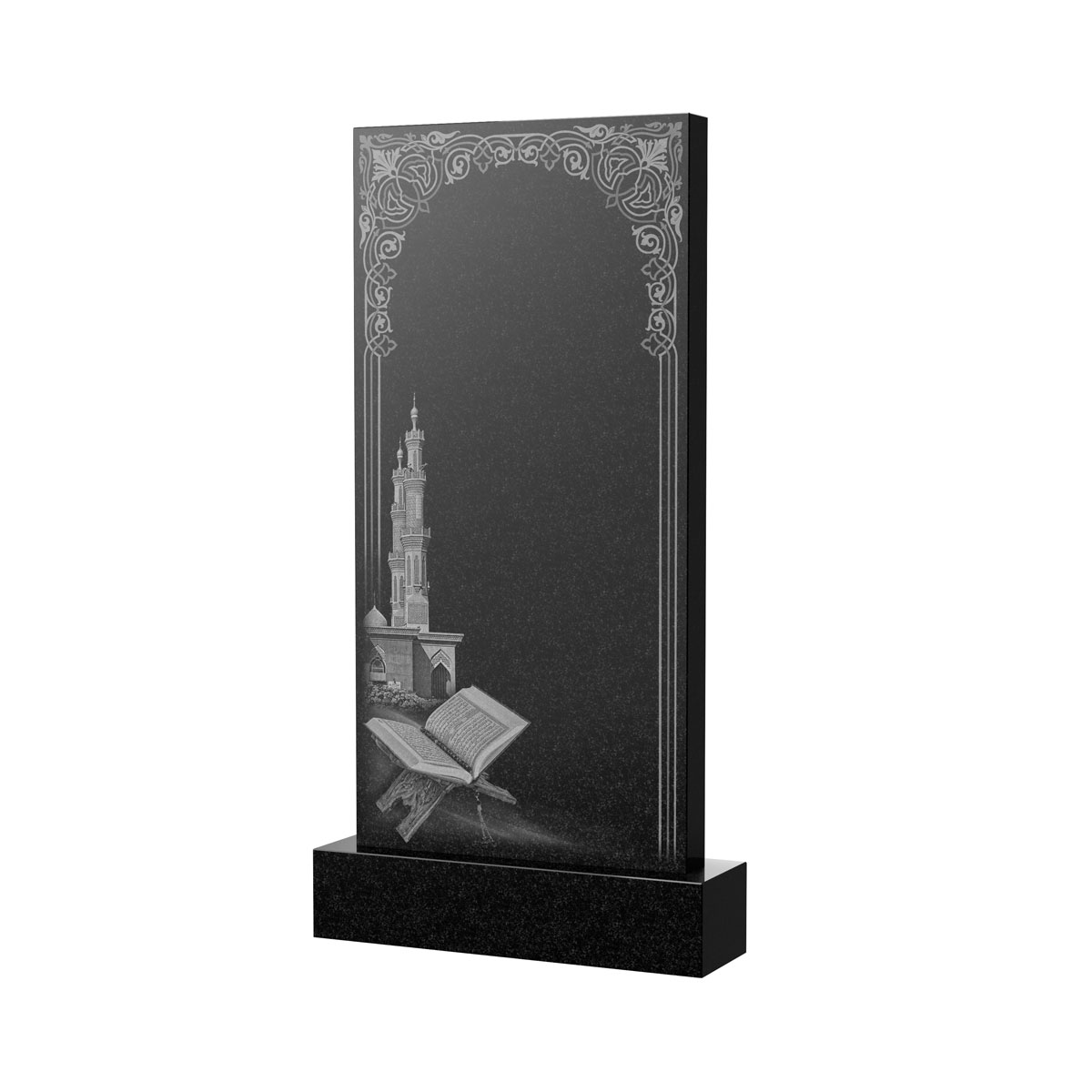 Художественное оформление памятника в Балашихе | Художественное оформление на гранитную стелу, рисунок ВХО-039