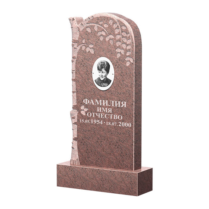 Гранитные памятники в Балашихе | Памятник из гранита Розалия Pink ФГЦ-091