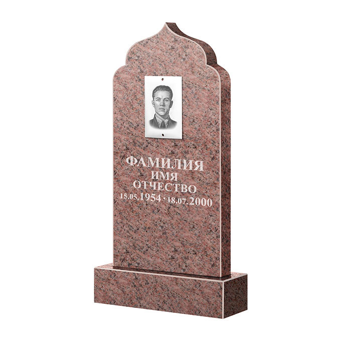 Гранитные памятники в Балашихе | Памятник из гранита Розалия Pink ФГЦ-037