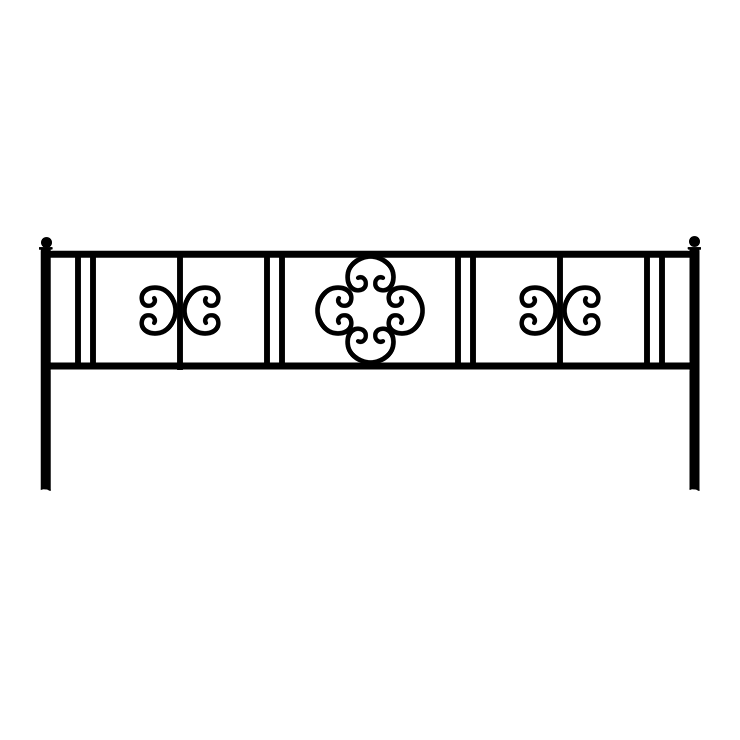 Кованые изделия в Балашихе | Кованая оградка ОГ.006