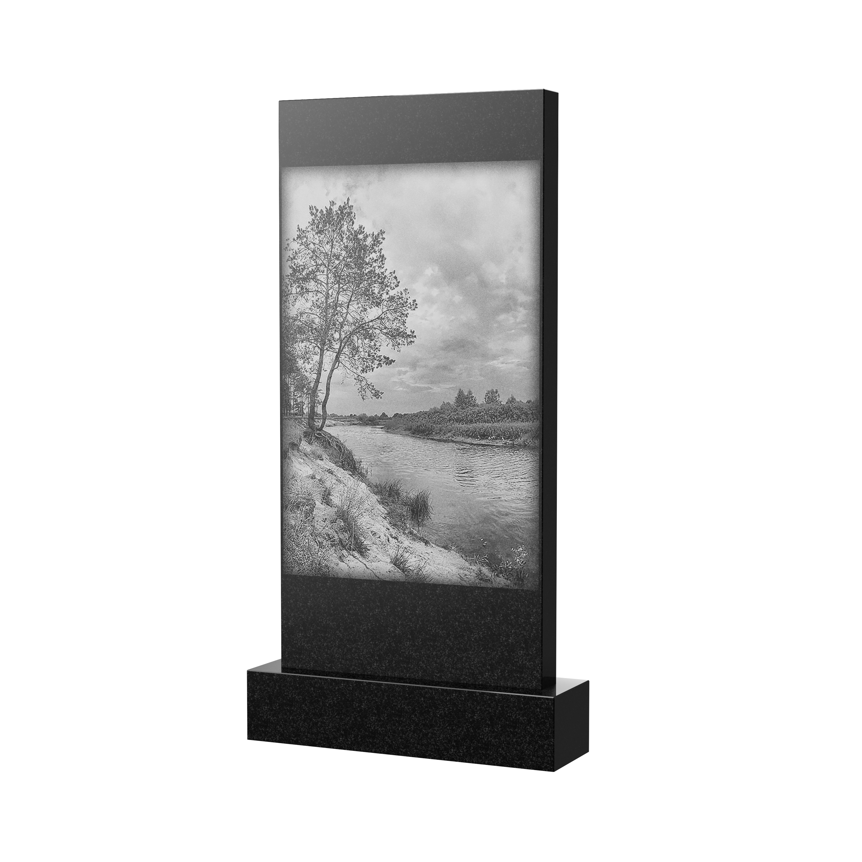 Пейзажи | Пейзаж на гранитную стелу, рисунок П-007