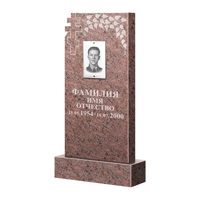 Гранитные памятники в Балашихе | Памятник из гранита Розалия Pink ФГЦ-202