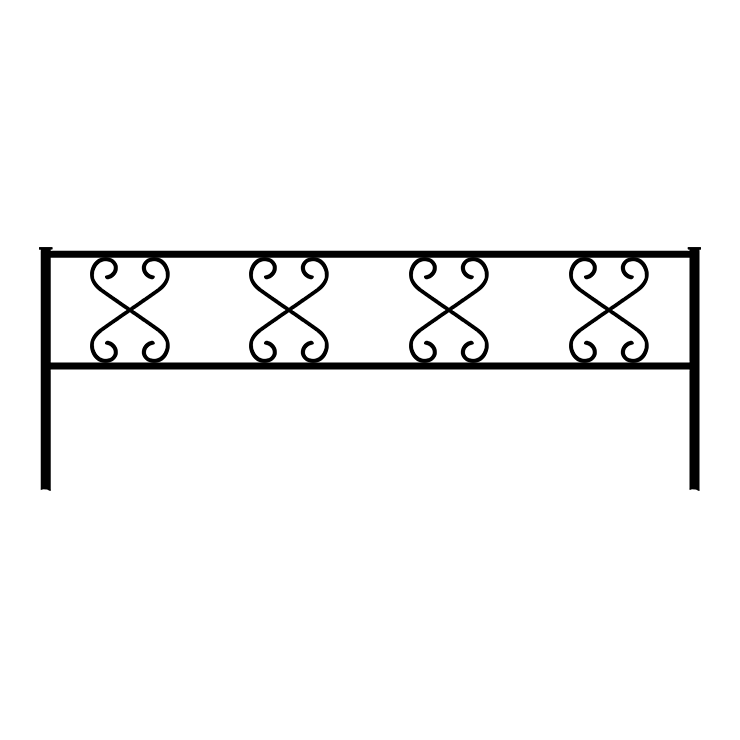 Металлические оградки, столы, скамейки в Балашихе | Оградка №1
